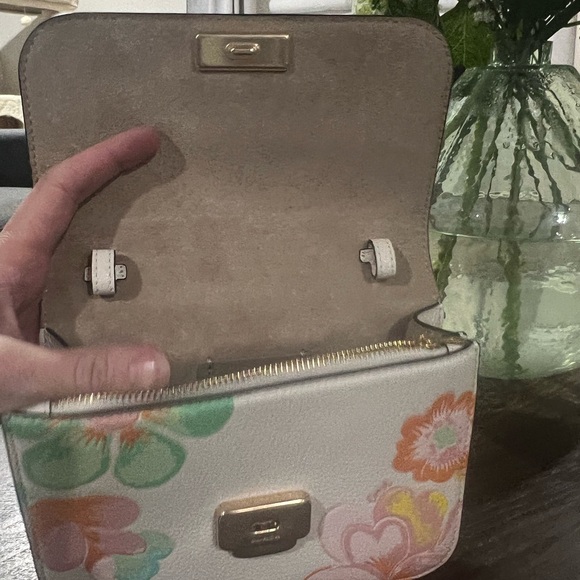Coach Mini Brynn Dreamland Floral White Crossbody Bag - SPRING purse C8324 - Picture 9 of 14
